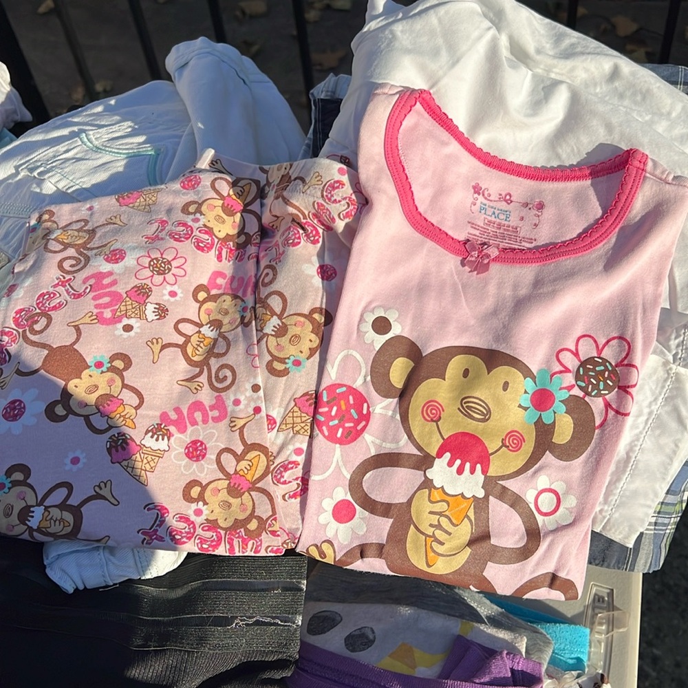 4/$20 Girl’s Monkey Pajamas set